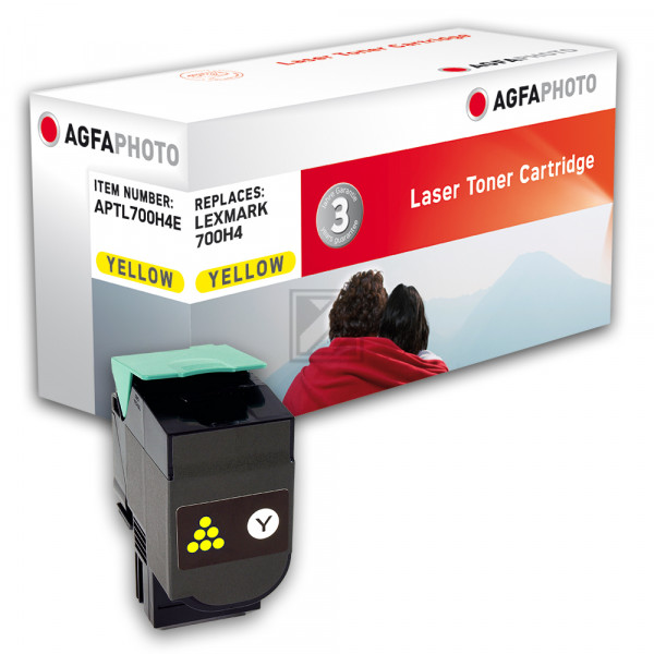 Agfaphoto Toner-Kit gelb HC (APTL700H4E)
