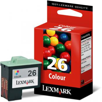 Lexmark Tintendruckkopf farbig HC (10N0026, 26)