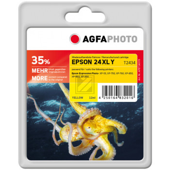 Agfaphoto Tintenpatrone gelb HC (APET243YD)