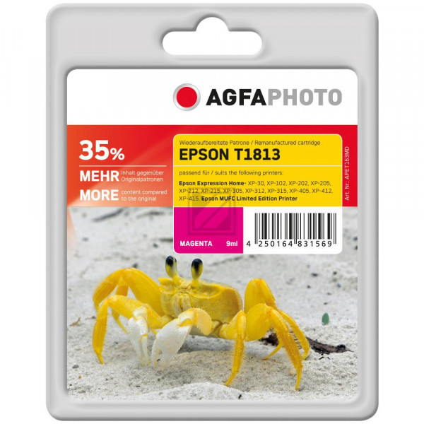 Agfaphoto Tintenpatrone magenta HC (APET181MD)