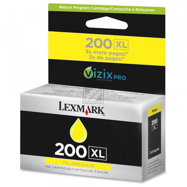 Lexmark Tintenpatrone Blister gelb HC (14L0177B, 210XL)