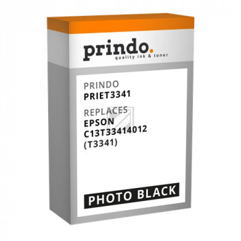 Prindo Tintenpatrone photo schwarz (PRIET3341)