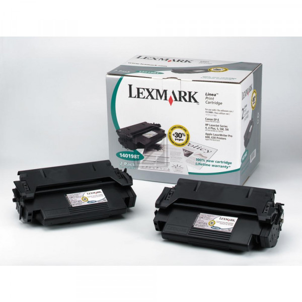 Lexmark Toner-Kartusche 2 x schwarz 2-Pack (140198T)