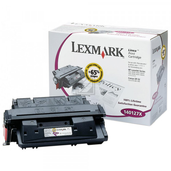 Lexmark Toner-Kartusche schwarz HC (140127X)