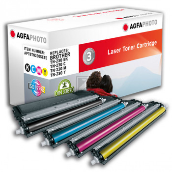 Agfaphoto Toner-Kit gelb cyan magenta schwarz (APTBTN230SETE)