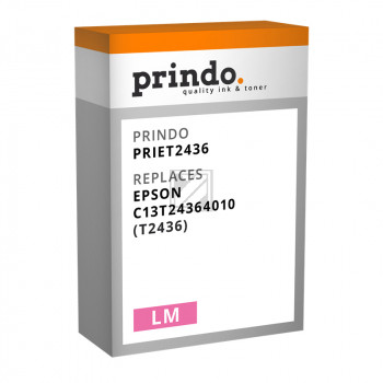 Prindo Tintenpatrone magenta light HC (PRIET2436) ersetzt T2436