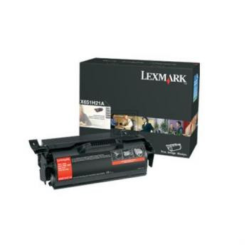 Lexmark Toner-Kartusche schwarz HC (X651H21A)