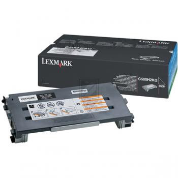 Lexmark Toner-Kartusche schwarz HC (C500H2KG)