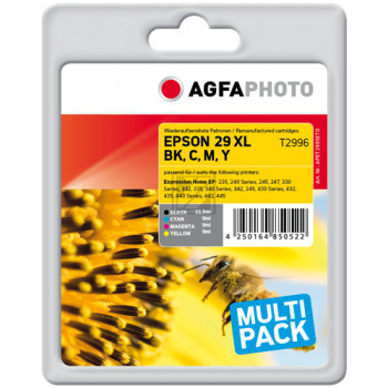 Agfaphoto Tintenpatrone gelb cyan magenta schwarz HC (APET299SETD)