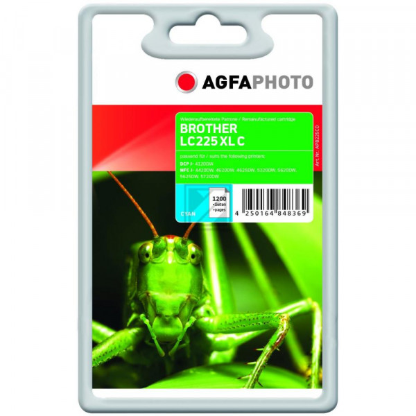 Agfaphoto Tintenpatrone cyan (APB225CD)
