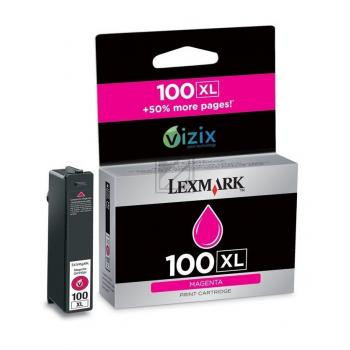 Lexmark Tintenpatrone Prebate magenta HC (14N1070E, 100XL)