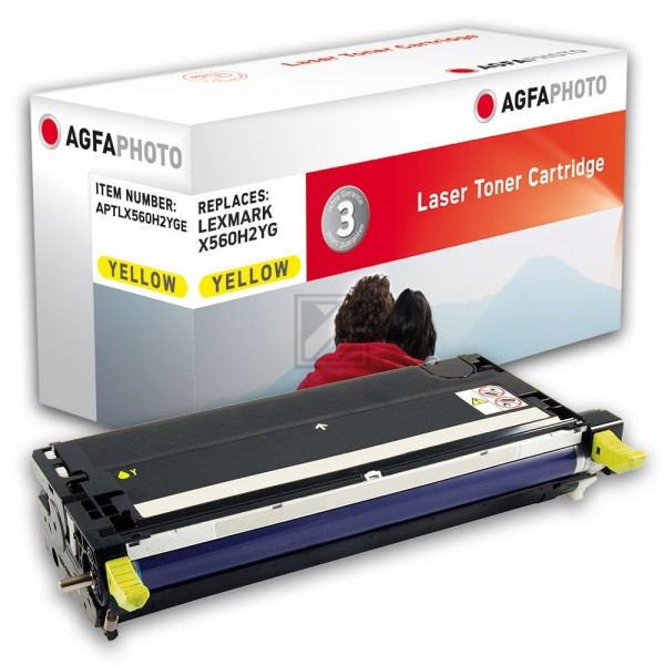 Agfaphoto Toner-Kartusche gelb HC (APTLX560H2YGE)