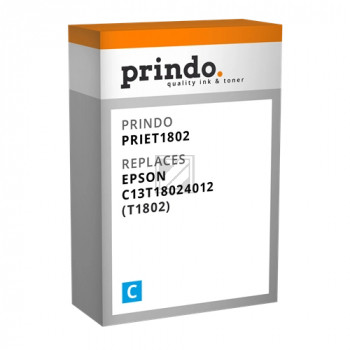 Prindo Tintenpatrone cyan (PRIET1802)
