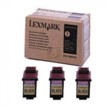 Lexmark Tintendruckkopf schwarz 3er Pack (15M0100)