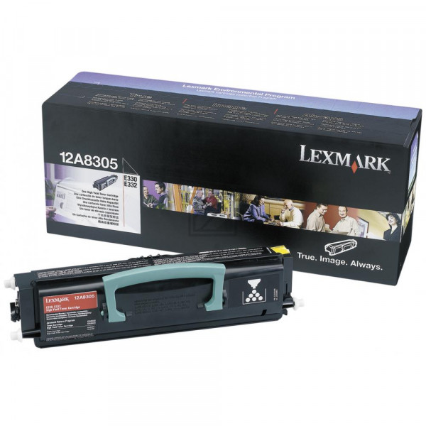Lexmark Toner-Kartusche schwarz HC (12A8305)