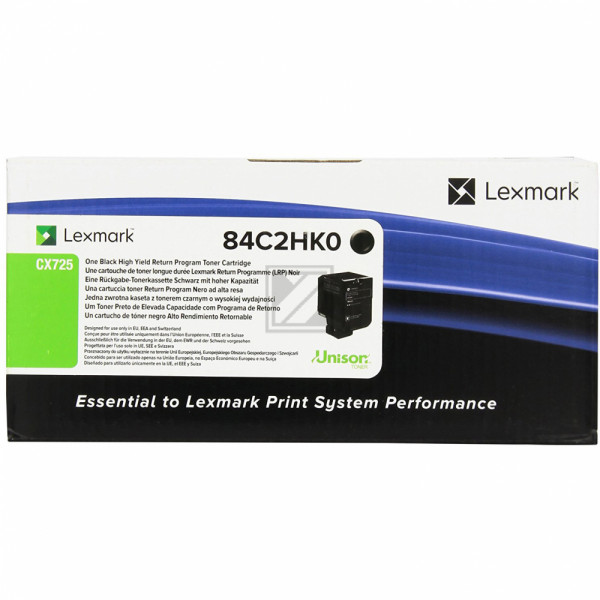 Lexmark Toner-Kit Return schwarz HC plus (84C2HK0)