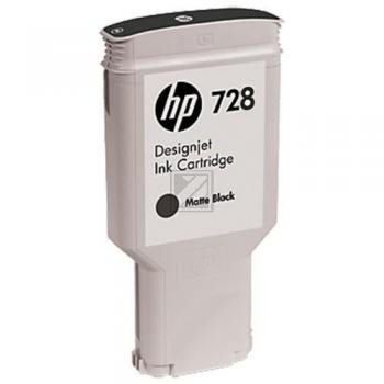 HP Tintenpatrone schwarz matt HC (F9J68A, 728)