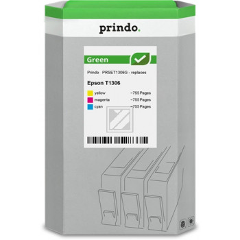 Prindo Tintenpatrone (Green) gelb cyan magenta HC (PRSET1306G)