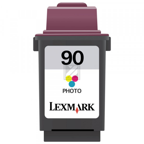 Lexmark Tintendruckkopf Photo-Tinte farbig (12A1990E, 90)