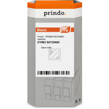Prindo Schriftbandkassette schwarz/weiß (PRSBDYS0720680)