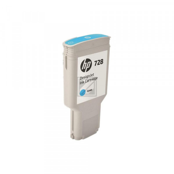 HP Tintenpatrone cyan HC plus (F9K17A, 728)