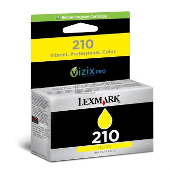 Lexmark Tintenpatrone Return gelb (14L0088E, 210)