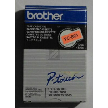 Brother Schriftbandkassette schwarz/signal orange (TC-B01)