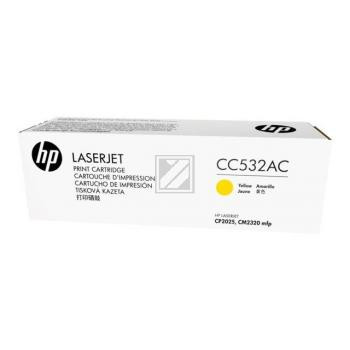 HP Toner-Kartusche Contract gelb (CC532AC, 304AC)
