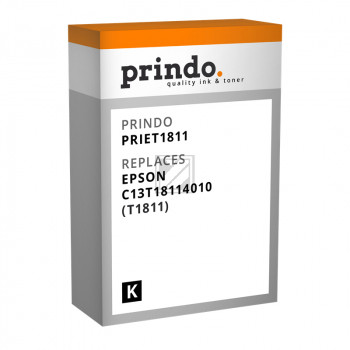 Prindo Tintenpatrone schwarz HC (PRIET1811)