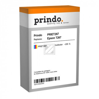 Prindo Tintenpatrone cyan/gelb/magenta (PRIET267)