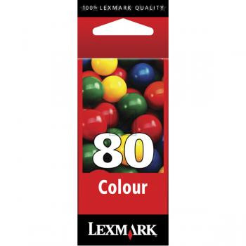 Lexmark Tintendruckkopf cyan/gelb/magenta (12A1980, 80)