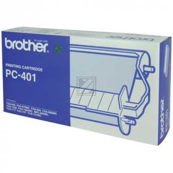 Brother Mehrfachkassette + 1 Thermo-Transfer-Rolle schwarz (PC-401)