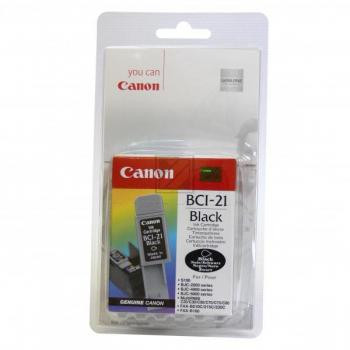 Canon Tintenpatrone Blister Security schwarz (0954A372, BCI-21BK)