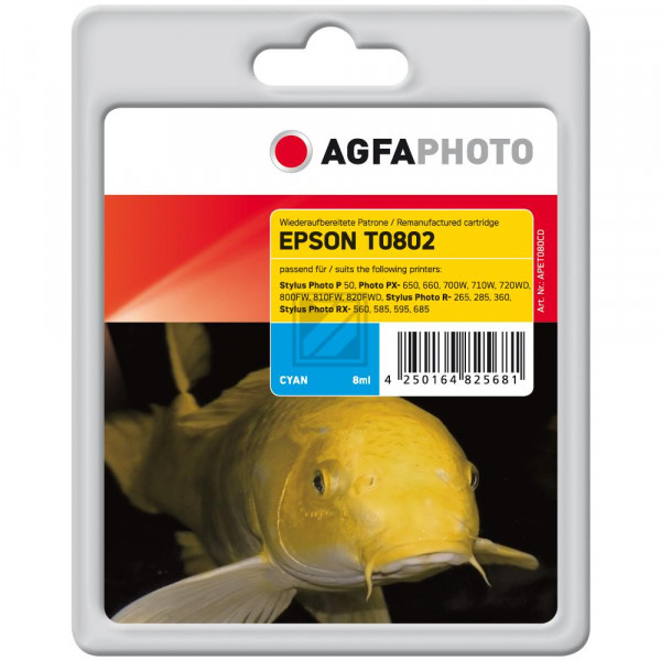 Agfaphoto Tintenpatrone cyan (APET080CD)