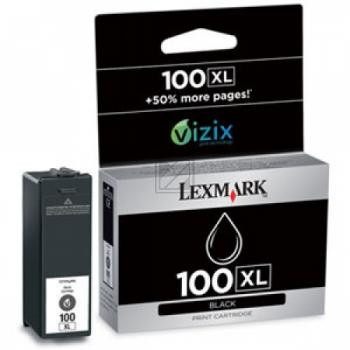 Lexmark Tintenpatrone Prebate schwarz HC (14N1068E, 100XL)