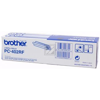 Brother Thermo-Transfer-Rolle schwarz 2-Pack (PC-402RF)