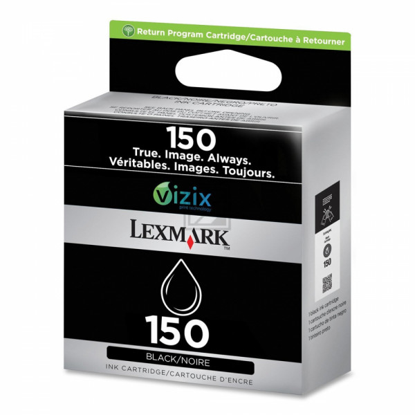 Lexmark Tintenpatrone Prebate schwarz (14N1607E, 150)