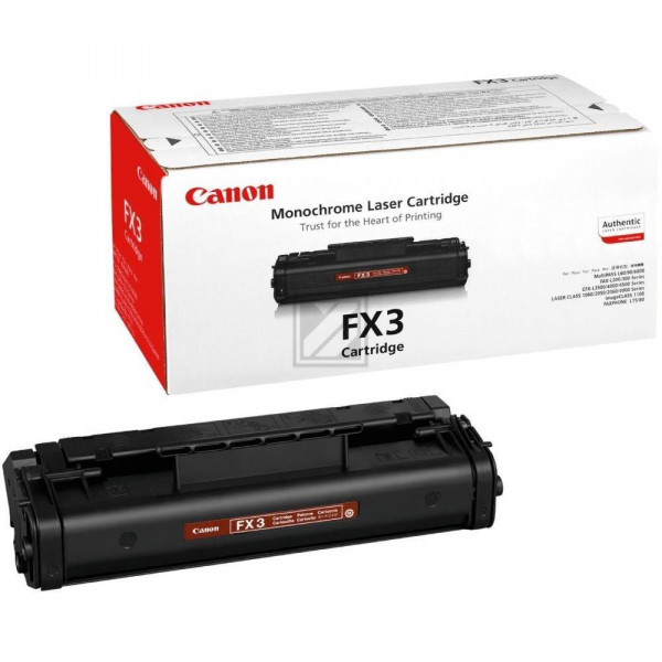 Canon Toner-Kartusche 2 x schwarz 2-Pack (1557A020, FX-3)
