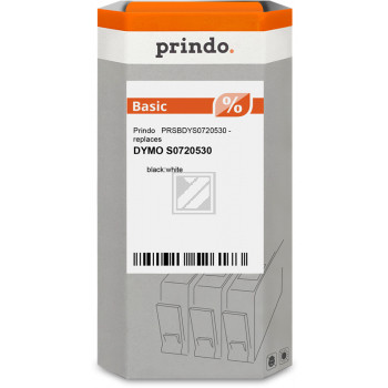 Prindo Schriftbandkassette schwarz/weiß (PRSBDYS0720530)