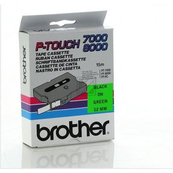 Brother Schriftbandkassette schwarz/grün (TX-731)