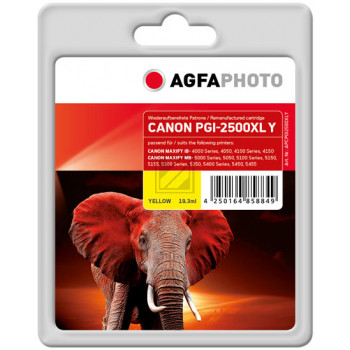 Agfaphoto Tintenpatrone gelb (APCPGI2500XLY) ersetzt 9267B001 (PGI-2500XLY)