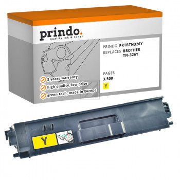 Prindo Toner-Kartusche gelb HC (PRTBTN326Y)