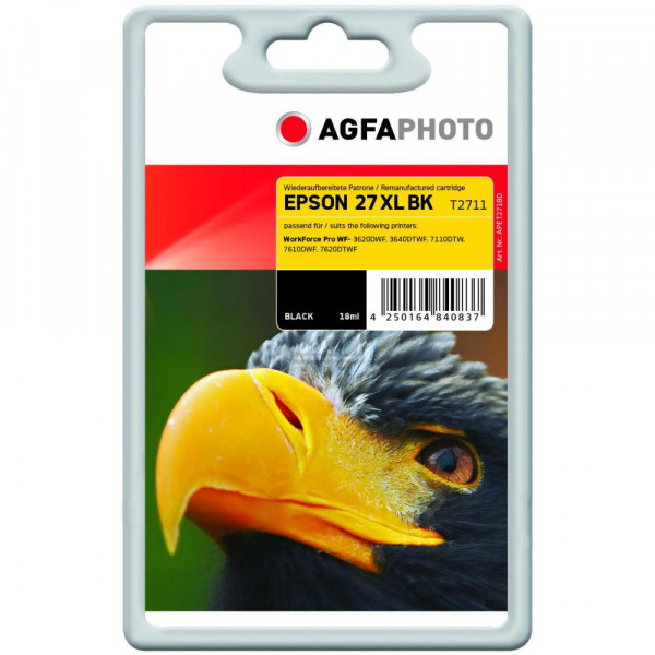 Agfaphoto Tintenpatrone schwarz (APET271BD)
