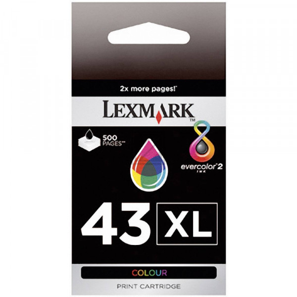Lexmark Tintendruckkopf Blister farbig HC (18YX143B, 43XL)