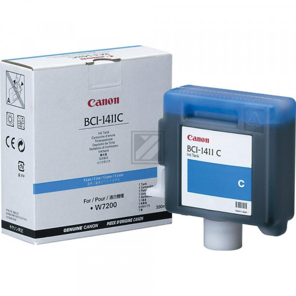 Canon Tintenpatrone cyan (7575A001AA, BCI-1411C)