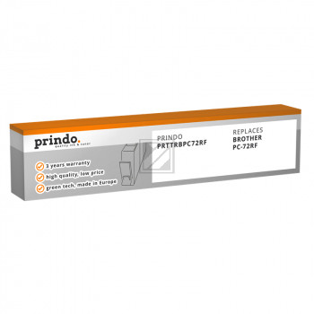 Prindo Thermo-Transfer-Rolle schwarz 2-Pack (PRTTRBPC72RF)