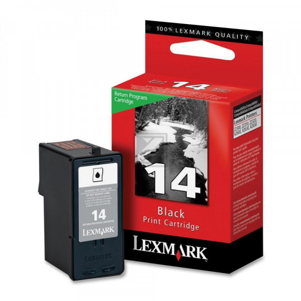 Lexmark Tintendruckkopf schwarz (18C2090B, 14)