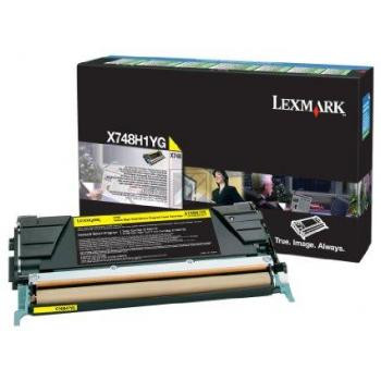 Lexmark Toner-Kit Return Program Return gelb HC (X748H1YG)