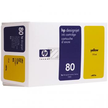 HP Tintenpatrone gelb (C4873A, 80)