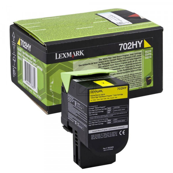 Lexmark Toner-Kit Return gelb HC (70C2HY0, 702HY)